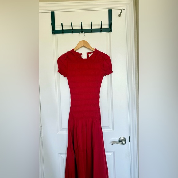Reformation Kiria Dress in Lipstick Red. Brand new without tags, never worn. - Picture 8 of 16